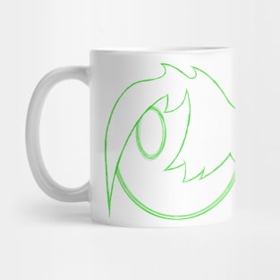 Braincave Face (Green) Mug